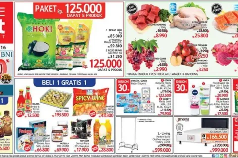 Update Katalog Harga Promo Lottemart Terbaru