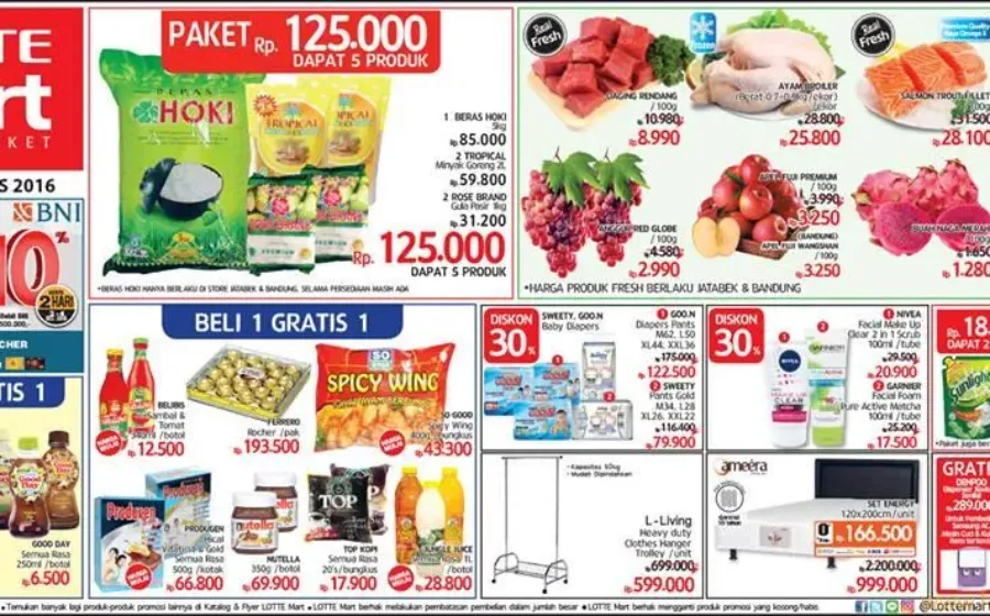 Update Katalog Harga Promo Lottemart Terbaru