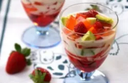 Resep Minuman Segar Es Puding Buah