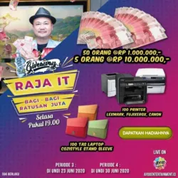 Giveaway Raja IT Periode 3 dan 4