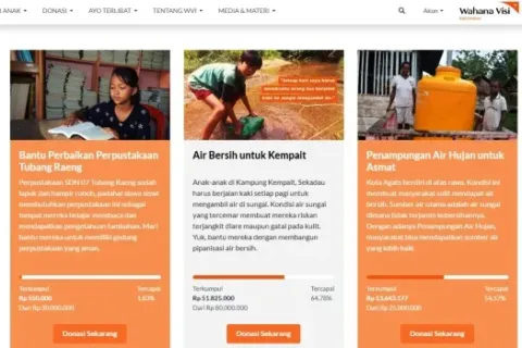 Berdonasi Melalui Wahana Visi Indonesia, Berbagi Kebahagiaan Dengan Sesama