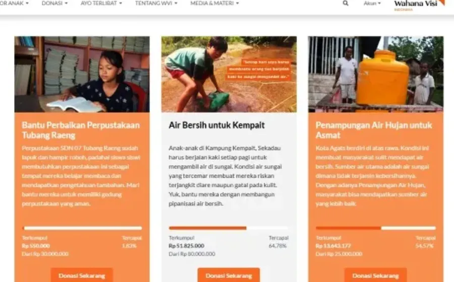 Berdonasi Melalui Wahana Visi Indonesia, Berbagi Kebahagiaan Dengan Sesama