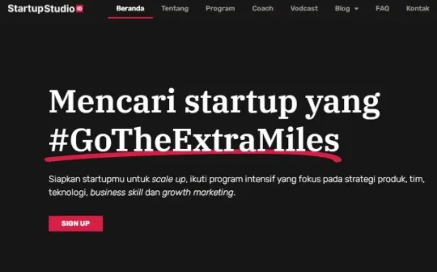 Program Yang Ada Di Startup Studio Indonesia