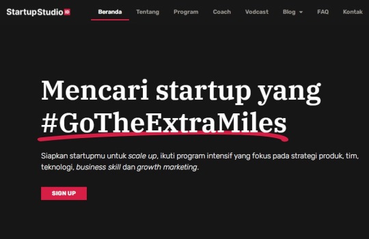 Program yang Ada di Startup Studio Indonesia