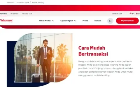 Nikmati Kemudahan Layanan Perbankan Melalui Mobile Banking Telkomsel
