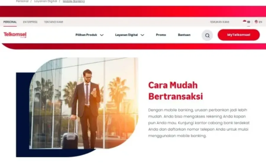 Nikmati Kemudahan Layanan Perbankan Melalui Mobile Banking Telkomsel