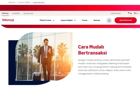 Nikmati Kemudahan Layanan Perbankan Melalui Mobile Banking Telkomsel