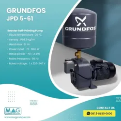 Pompa Booster Grundfos JPD 5-61 - 1.5 kW
