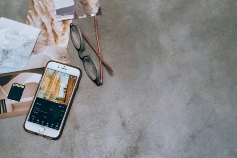 Tampilan aplikasi edit foto gratis terbaik di smartphone untuk konten media sosial